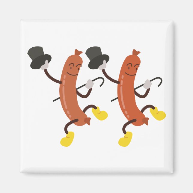 Aimant Danse Hot Dogs (Devant)