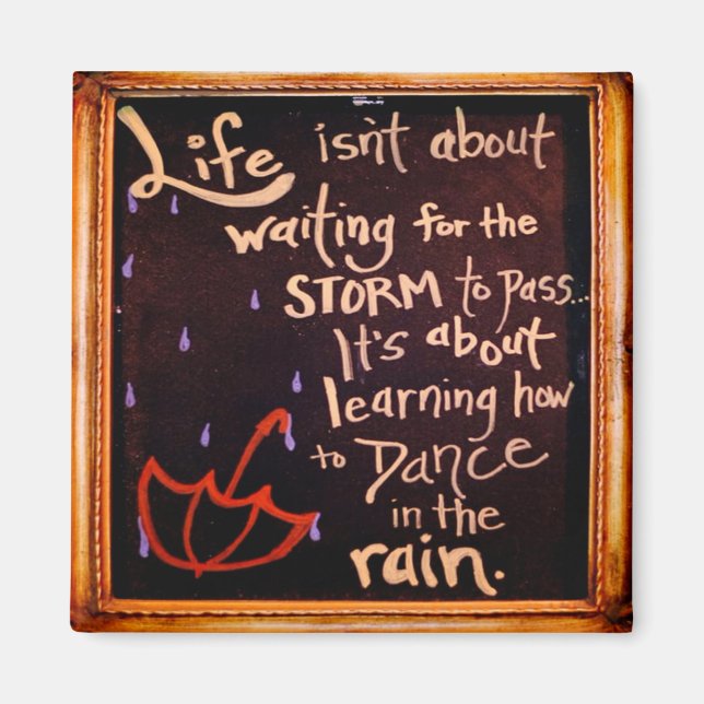 Aimant Danse sous la pluie, La Vie Cite Expressions (Devant)