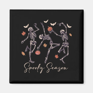 Aimant Danser drôle Squelette Halloween Citrouille Soky S