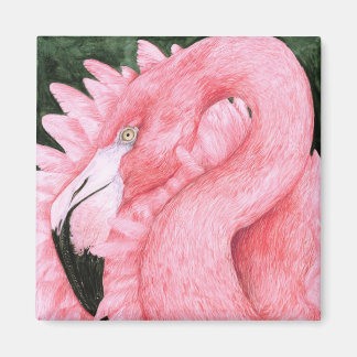 Aimant Danseur de ventilateur - Flamant rose