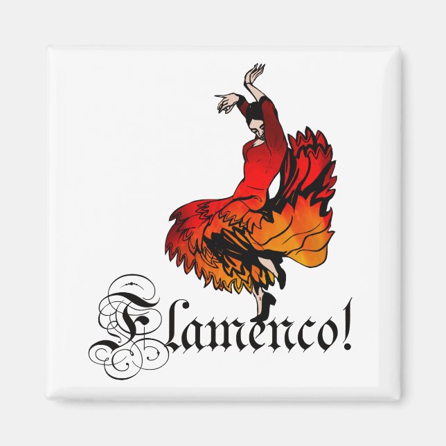 Aimant Danseur flamenco (Devant)