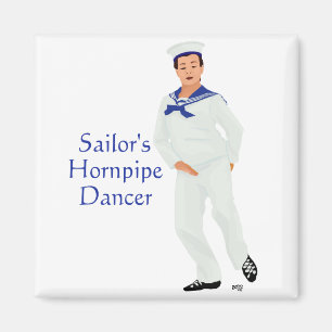 Aimant Danseur highlandais à la cornemuse