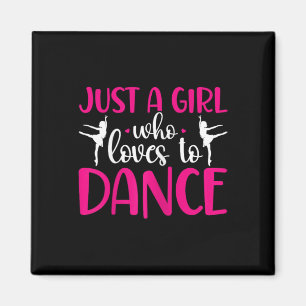 Aimant Danseurs Juste Une Fille Qui Aime Danser Ballerina
