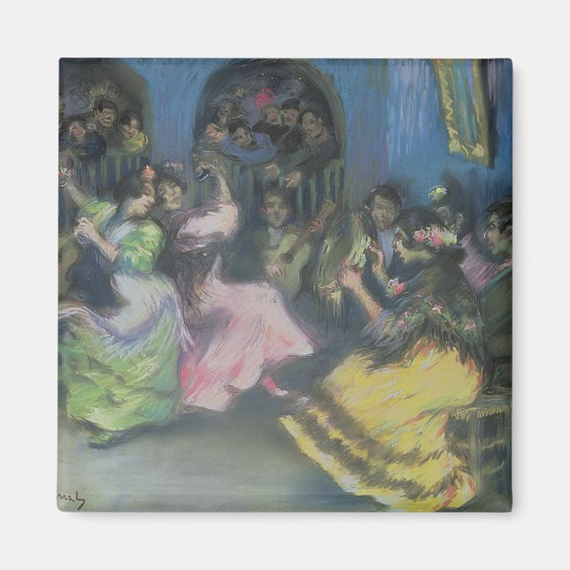 Aimant Danseurs tziganes espagnols, 1898 (Devant)