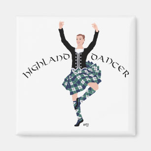 Aimant Danseuse écossaise Highland Fling