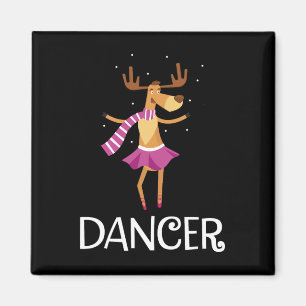 Aimant Danseuse Prancer Noël Danser Reindee