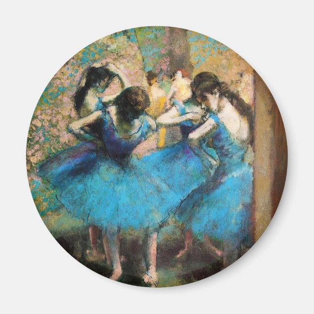 Aimant Danseuses Degas Blue (Devant)