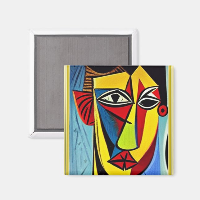 Aimant d'art abstrait (Recto/Verso)