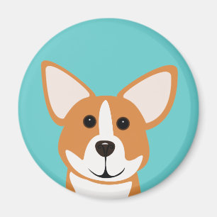 Aimant d'art de corgi
