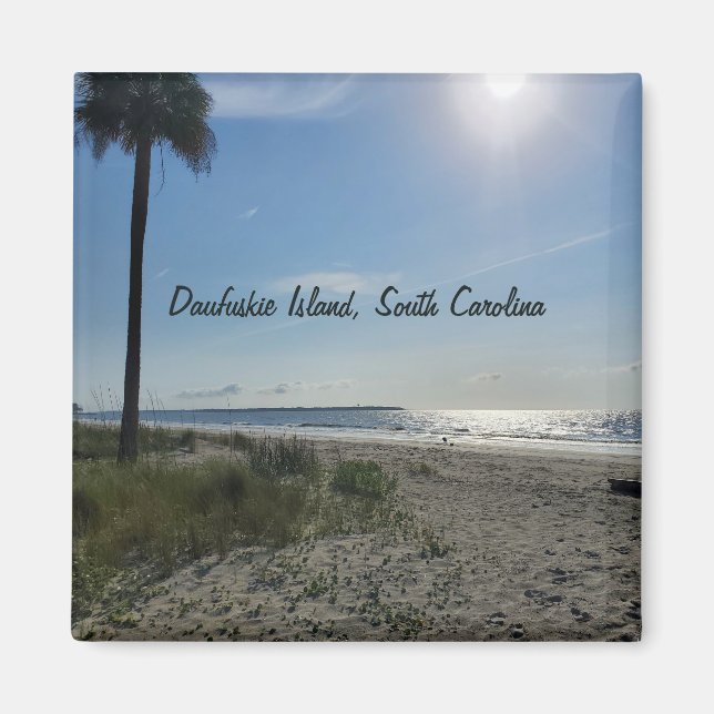 Aimant Daufuskie Island Hilton Head South Carolina Beach (Devant)