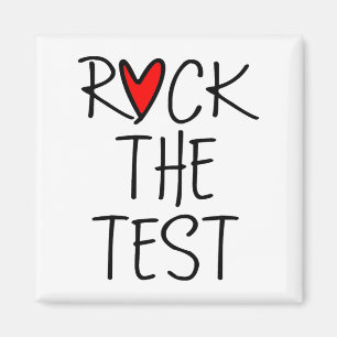 Aimant Day Rock The Test Teacher Test Day Funny Teache