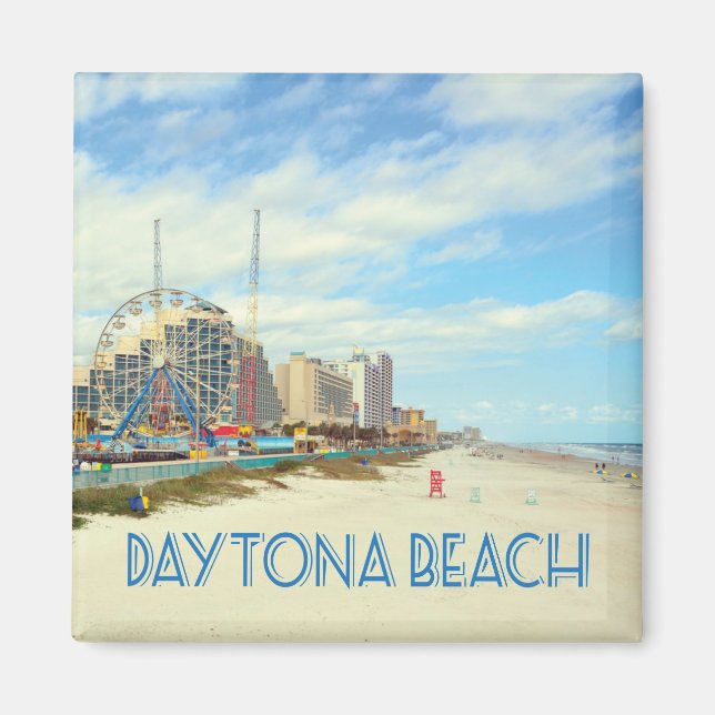 Aimant Daytona Beach Florida photo de la plage (Devant)