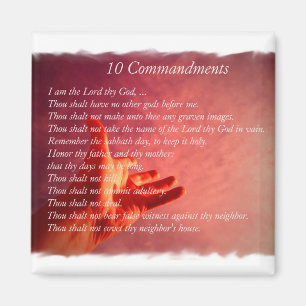 Aimant de 10 commandements