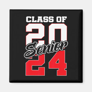 Aimant De 2024 Senior 24 Shirt High School Graduation Gif