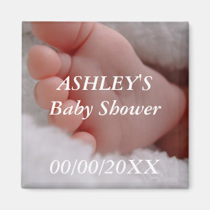 Aimant de Baby shower personnalisé