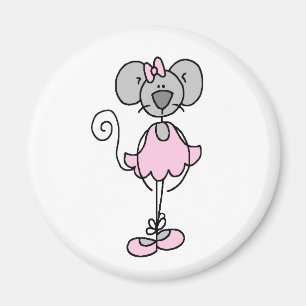 Aimant de ballerine de souris
