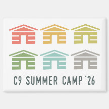 Aimant de cabine Camp d'été C9 2026