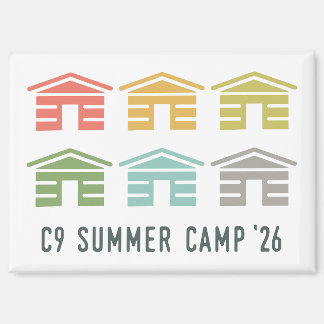 Aimant de cabine Camp d'été C9 2026
