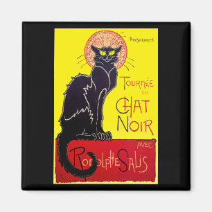 Aimant de cadeau de cabaret de Tournee du Chat