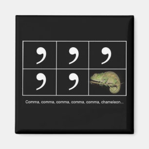 Aimant de caméléon de virgule