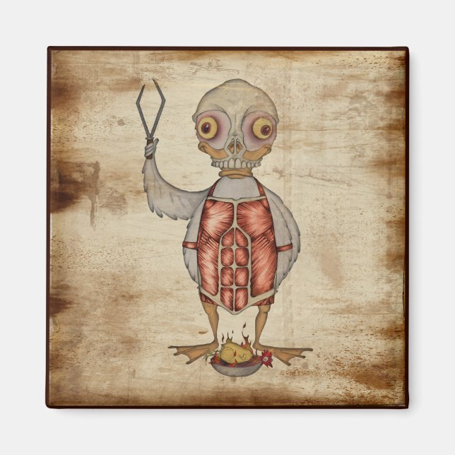 Aimant de canard barbecue sous-jacent (Devant)