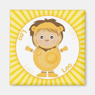 Aimant de caractère de fille de Lion