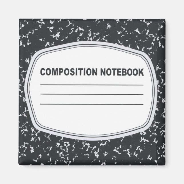 Aimant de Carnet de composition personnalisable (Devant)