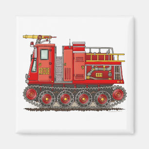 Aimant de carré de camion de pompiers de voie