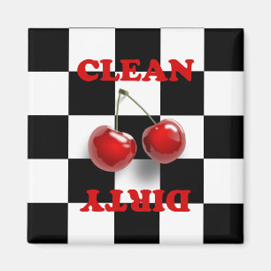 Aimant de cerises de damier