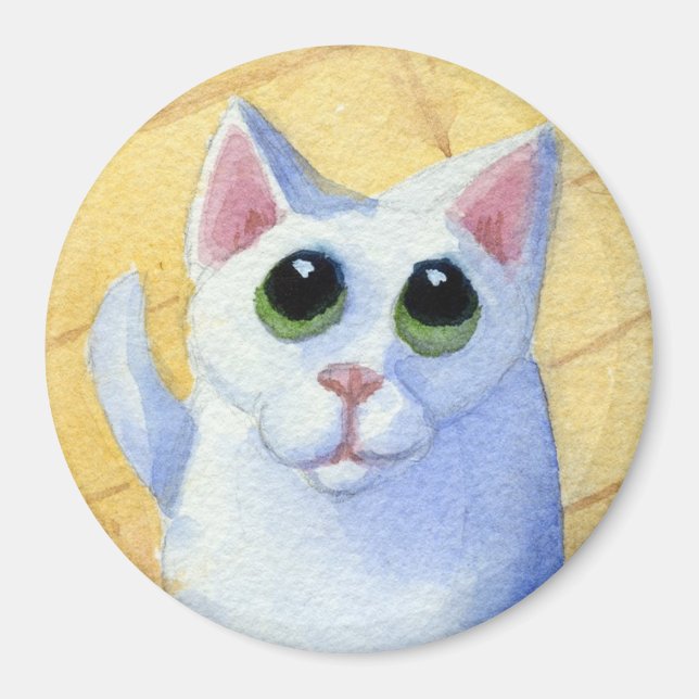 Aimant de chat affamé (Devant)