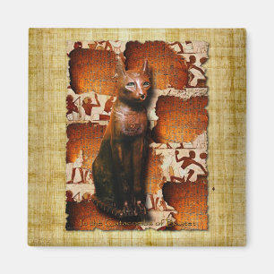 Aimant de chat de Bastet égyptien "AMOUREUX DES CH