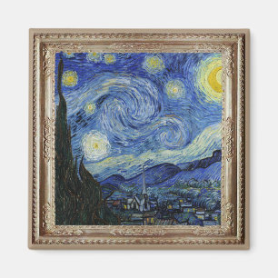 Aimant de chef d'oeuvre de nuit étoilée de Van