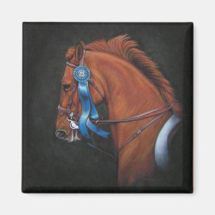 aimant de cheval de ruban bleu - Omar Shariff