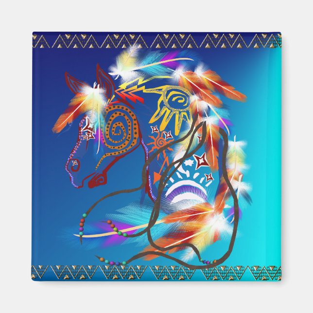 Aimant de Cheval Lumineux (Devant)