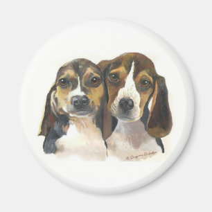 Aimant de chiots de beagle