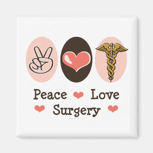 Aimant de chirurgien de chirurgie d'amour de paix