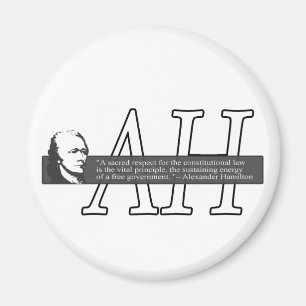 Aimant de citation d'Alexander Hamilton