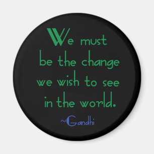 Aimant de citation de Gandhi