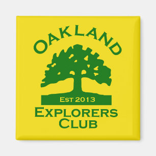 Aimant de club d'explorateurs d'Oakland