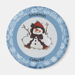 Aimant de collecteur de bonhomme de neige