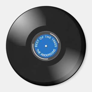 Aimant de conception d'album vinyle
