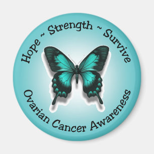 Aimant de conscience de cancer ovarien