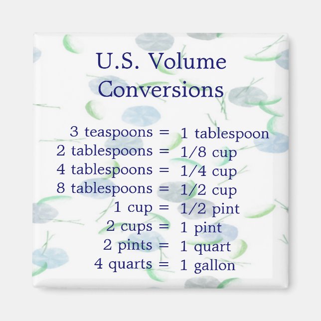 Aimant de conversion de volume américain (Devant)