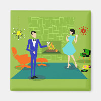Aimant de couple moderne du milieu du siècle
