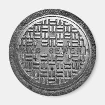 Aimant de couverture d'égout NYC