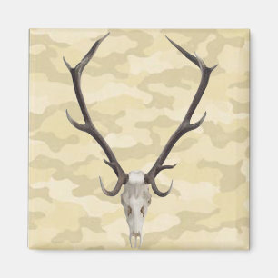 Aimant de crâne de cerfs communs