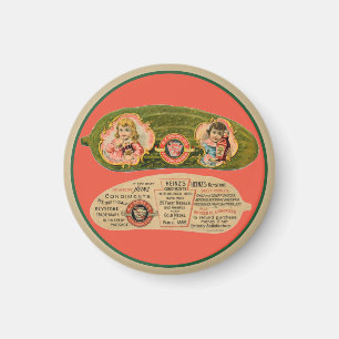 Aimant de cuisine étiquette vintage