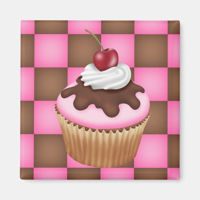 Aimant de cupcake (Devant)