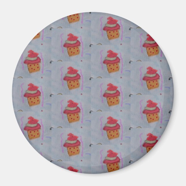 Aimant de cupcakes (Devant)