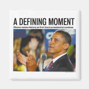 Aimant de définition du moment d'Obama